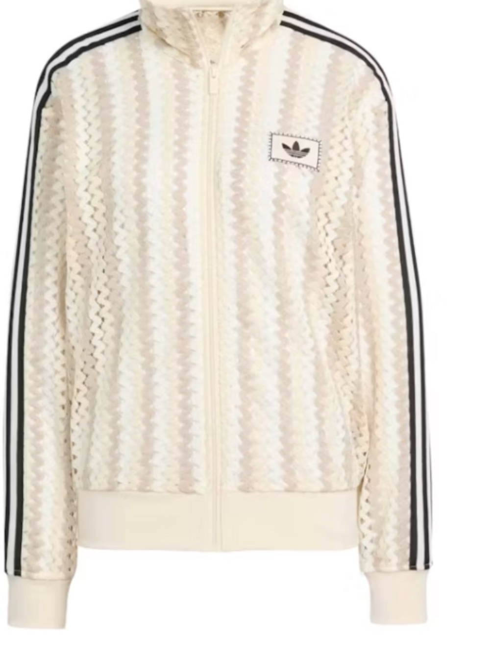 adidas Originals Women's Summer Glow Firebird Mesh Track Top size medium - Picture 3 of 6